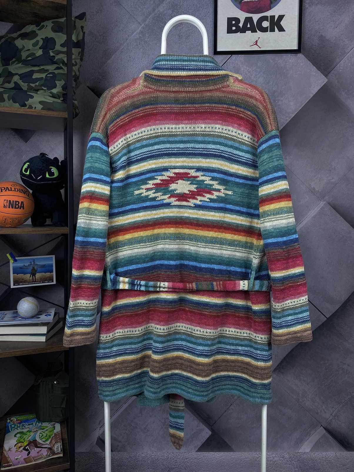 Lauren Ralph Lauren × Ralph Lauren × Vintage Exclusive Hand Knit For Lauren Ralph Lauren Womens Robe Size S / US 4 / IT 40 - 7 Thumbnail