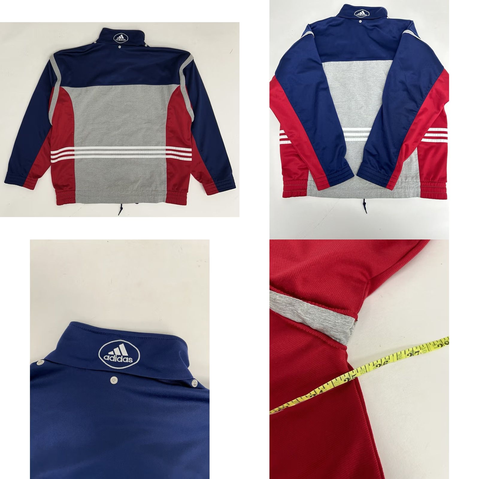 Adidas VINTAGE Adidas Track Jacket Zip Off Sleeves Medium Three Stripes Size US M / EU 48-50 / 2 - 11 Thumbnail