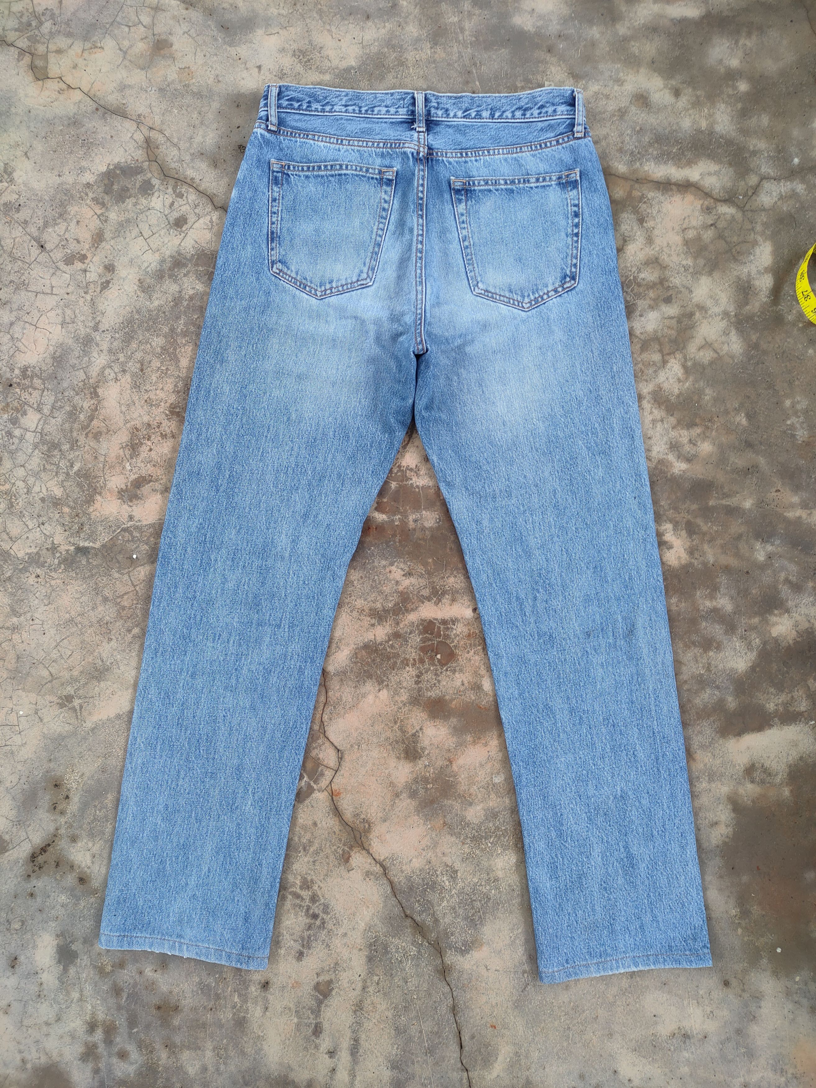 Black Label × Japanese Brand × Jean VINTAGE JAPANESE FADED RIPPED JEANS DENIM PANTS Size US 32 / EU 48 - 10 Thumbnail