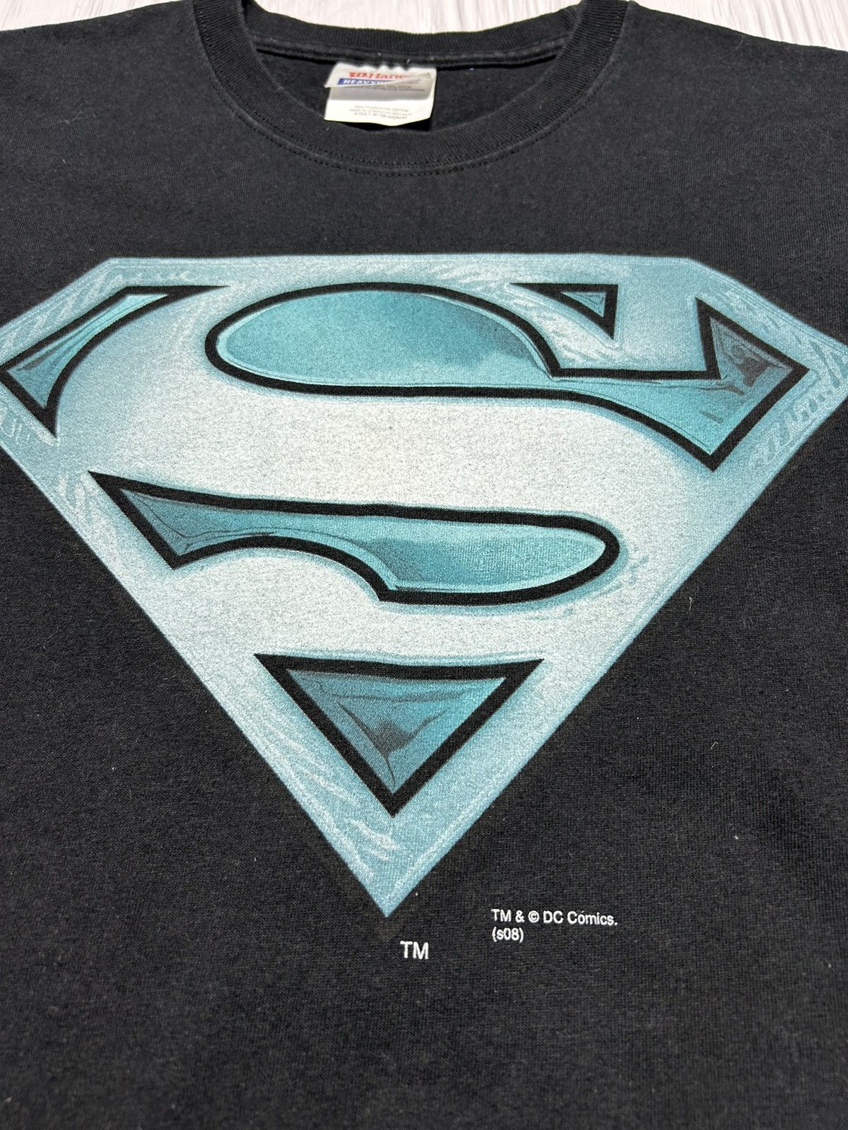 DC Comics × Vintage Vintage 2008 Superman Dc Comics T-shirt Size M Size US M / EU 48-50 / 2 - 6 Thumbnail