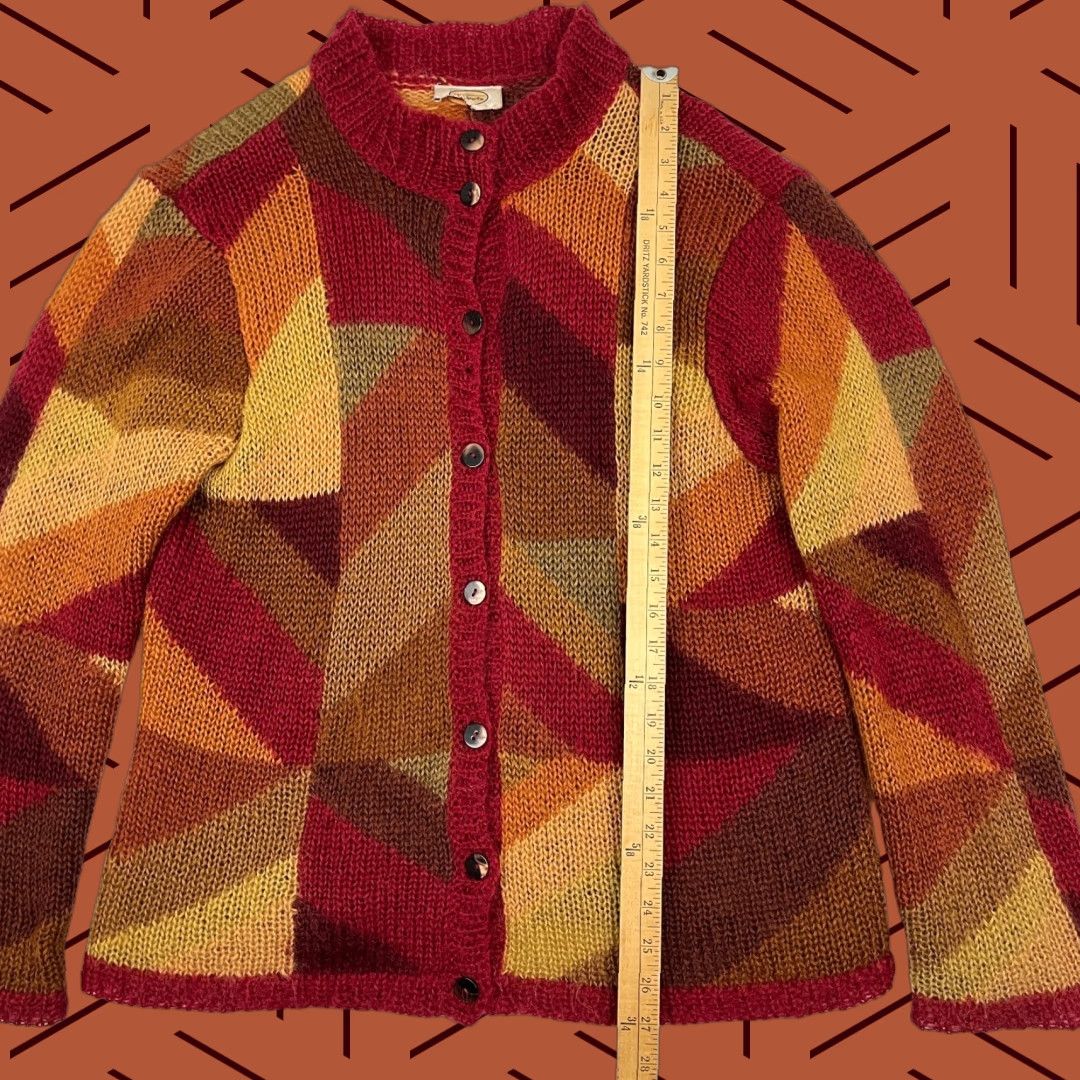 Talbots VINTAGE Talbots Cardigan Sweater Womens L Mohair Blend Warm Fall Autumn Grannycore Size L / US 10 / IT 46 - 1 Thumbnail
