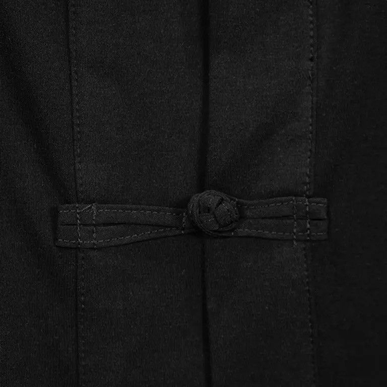 Yohji Yamamoto Pour Homme Long Shirt Chinese Shirt Size US L / EU 52-54 / 3 - 3 Thumbnail