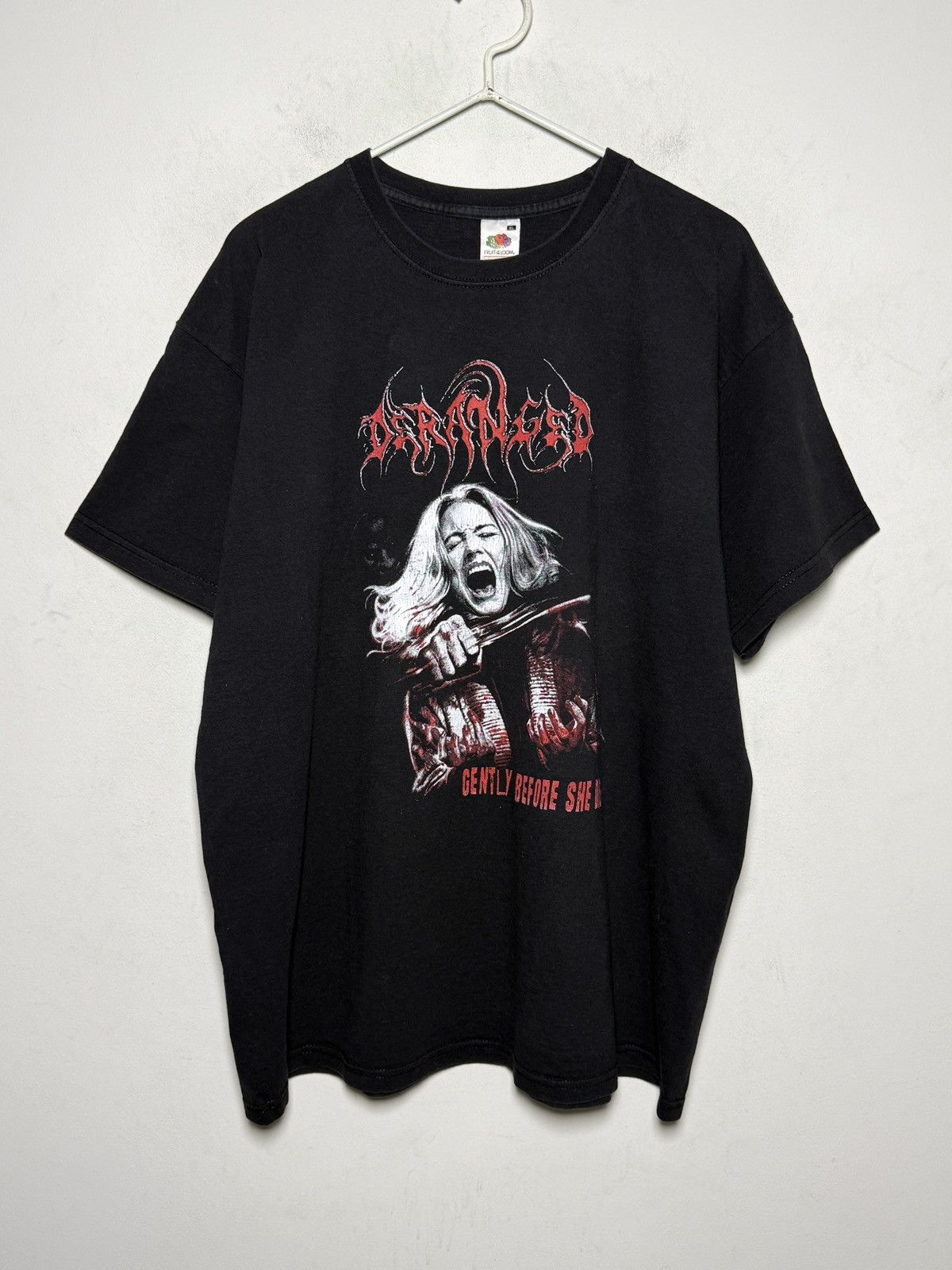 Band Tees Vintage Deranged – “Gently Before She Dies” band tee Size US XL / EU 56 / 4 - 1 Thumbnail
