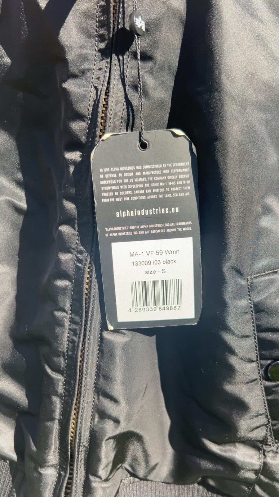 Alpha Industries Alpha Industries Bomber Jacket Size Small Size US S / EU 44-46 / 1 - 4 Thumbnail
