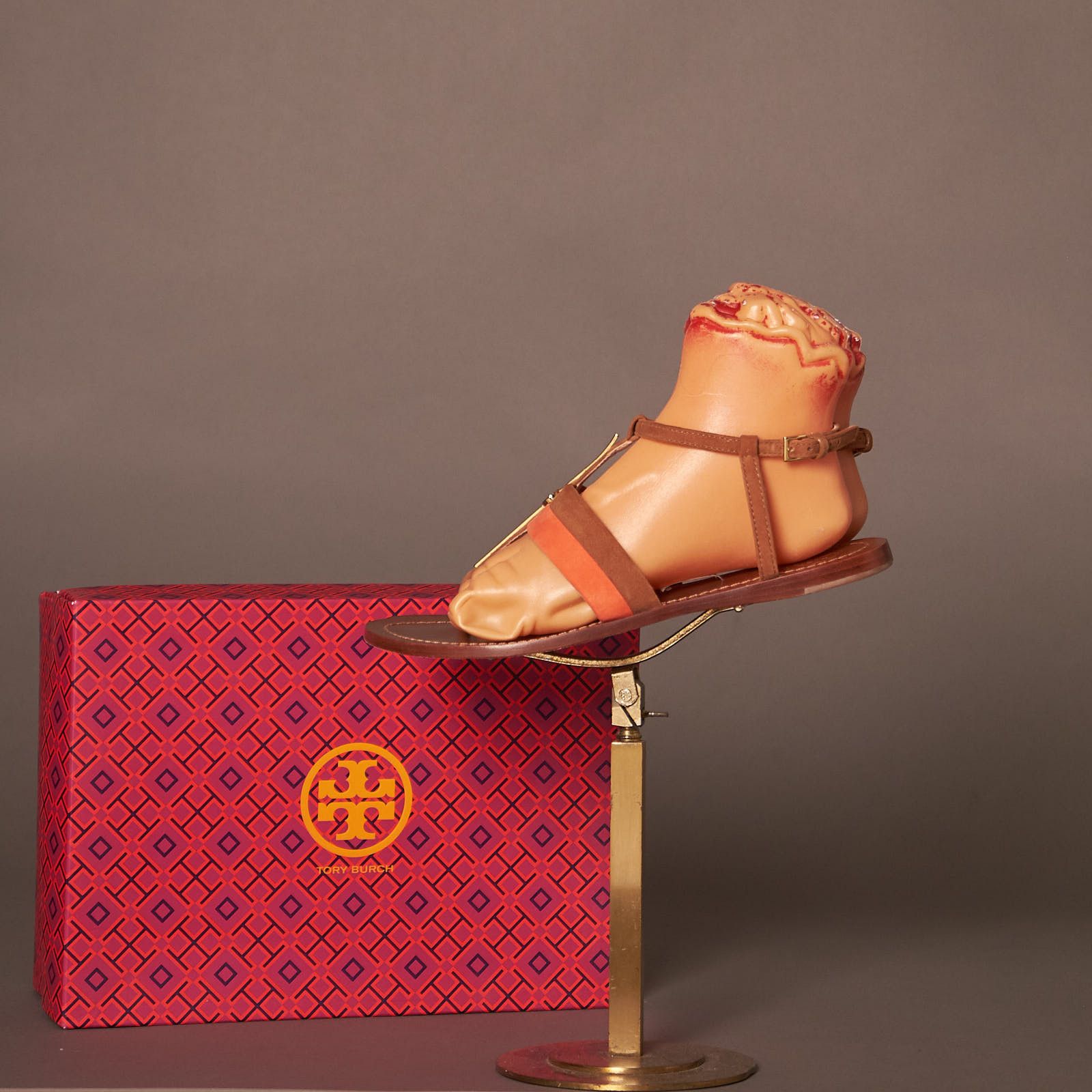 Tory Burch Tory Burch Suede Leather Sandals Shoes Size US 7.5 / IT 37.5 - 3 Thumbnail