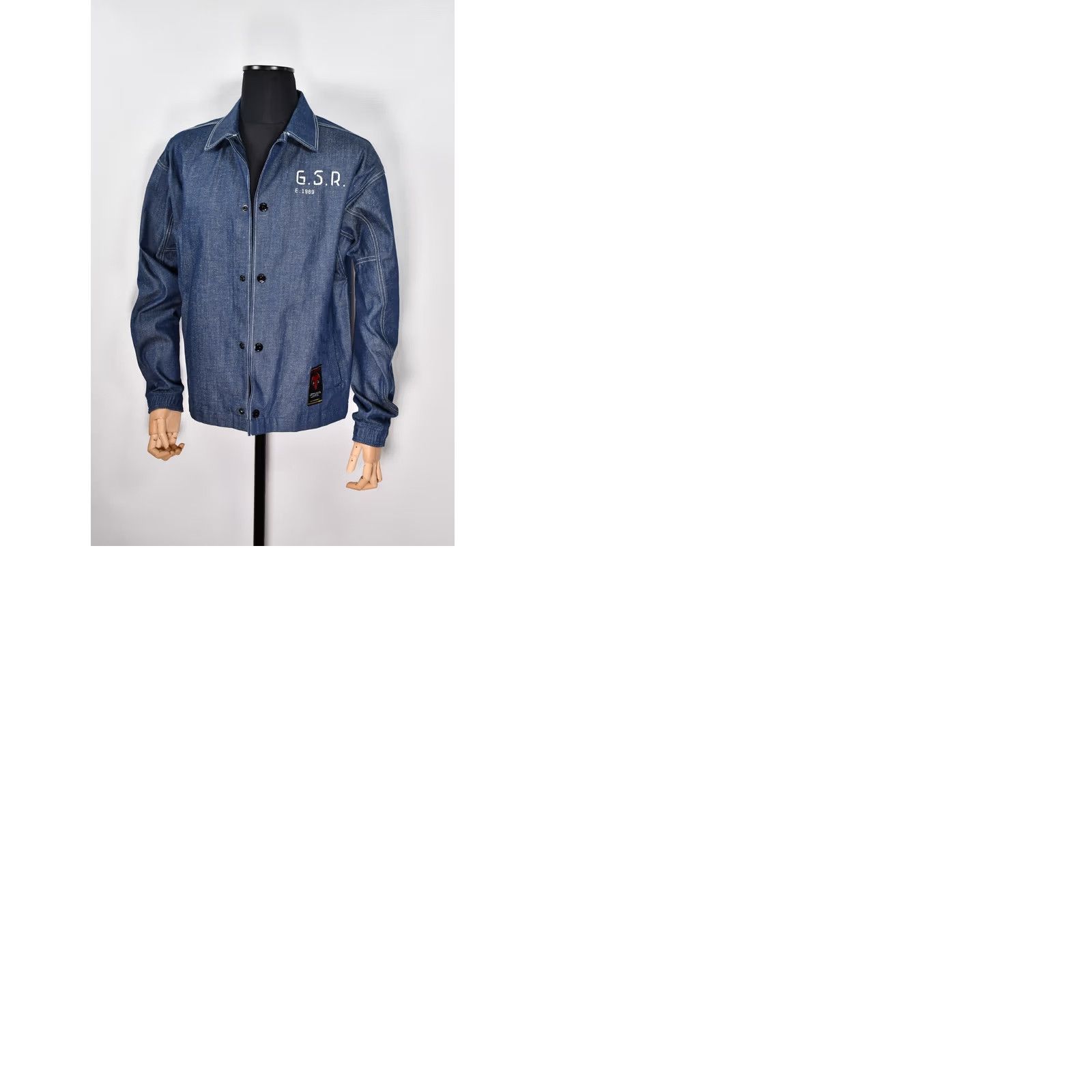 G-Star G-Star RAW E COACH DENIM JKT Melfort Denim Size M Nylon? 100% Cotton? No. Size US M / EU 48-50 / 2 - 9 Thumbnail