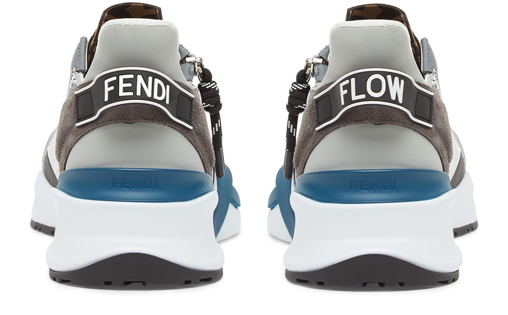 Fendi o1loc1c0824 Flow Sneakers in Blanc Size US 12 / EU 45 - 5 Thumbnail