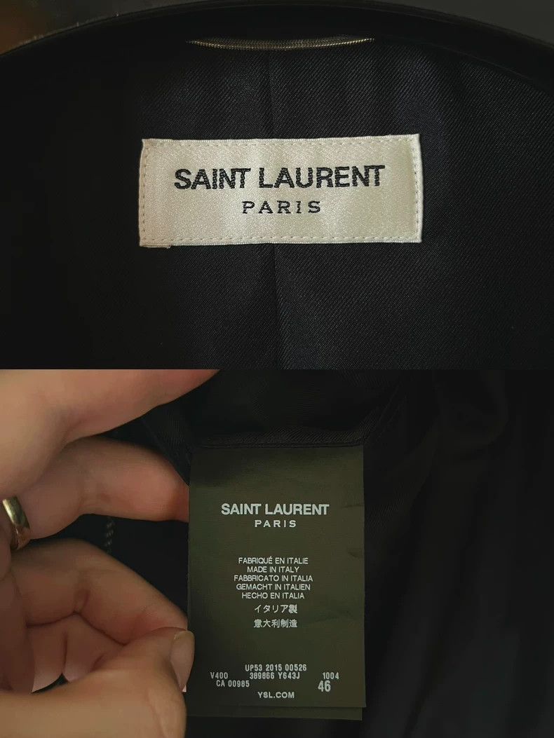 Saint Laurent Paris Saint Laurent Paris 15fw black and white woolen suit set-25 Size US S / EU 44-46 / 1 - 6 Thumbnail
