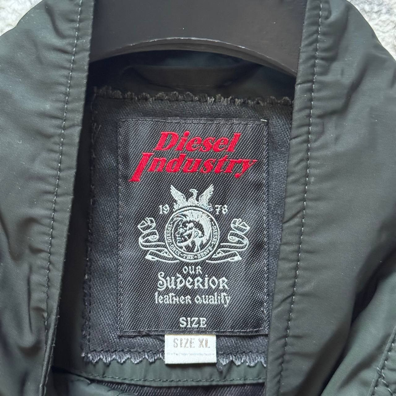 Diesel Diesel Nylon Utility Biker Moto Teflon Bomber Jacket Size US XL / EU 56 / 4 - 8 Thumbnail
