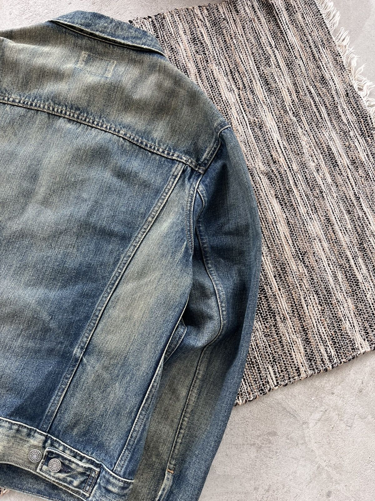 Polo Ralph Lauren Vintage Polo Ralph Lauren Avantgarde Faded Y2K Denim Jacket Size US S / EU 44-46 / 1 - 14 Thumbnail