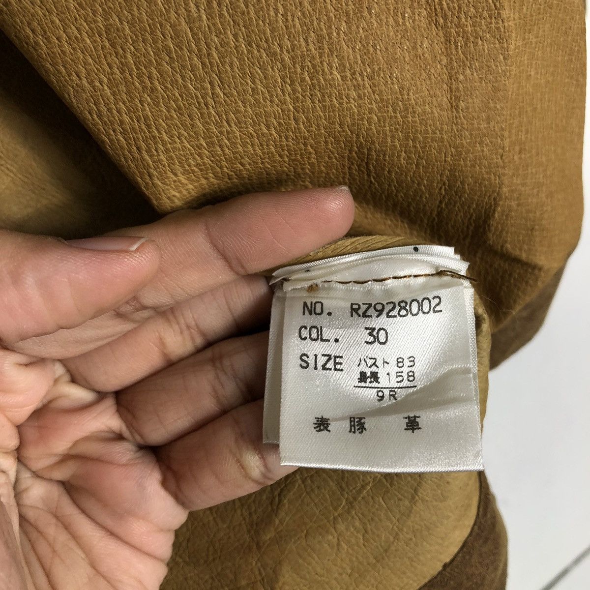 Japanese Brand 🔥Vintage Soft Leather Jacket Cropped RU Japan Issey Miyake Size US M / EU 48-50 / 2 - 14 Thumbnail