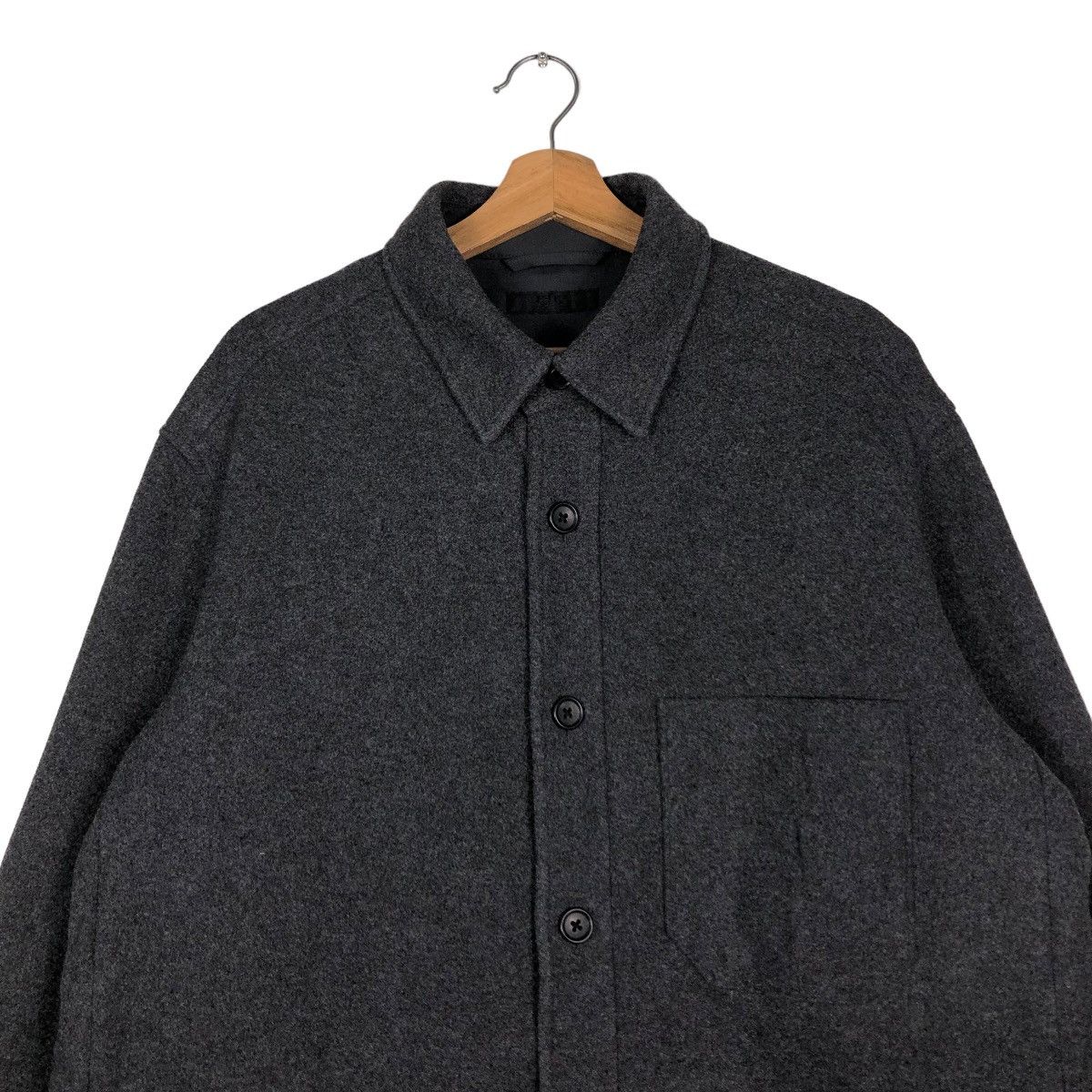 Japanese Brand 🔥Vintage Chore Wool Jacket Uniqlo Japan Issey Miyake Size US XL / EU 56 / 4 - 3 Thumbnail