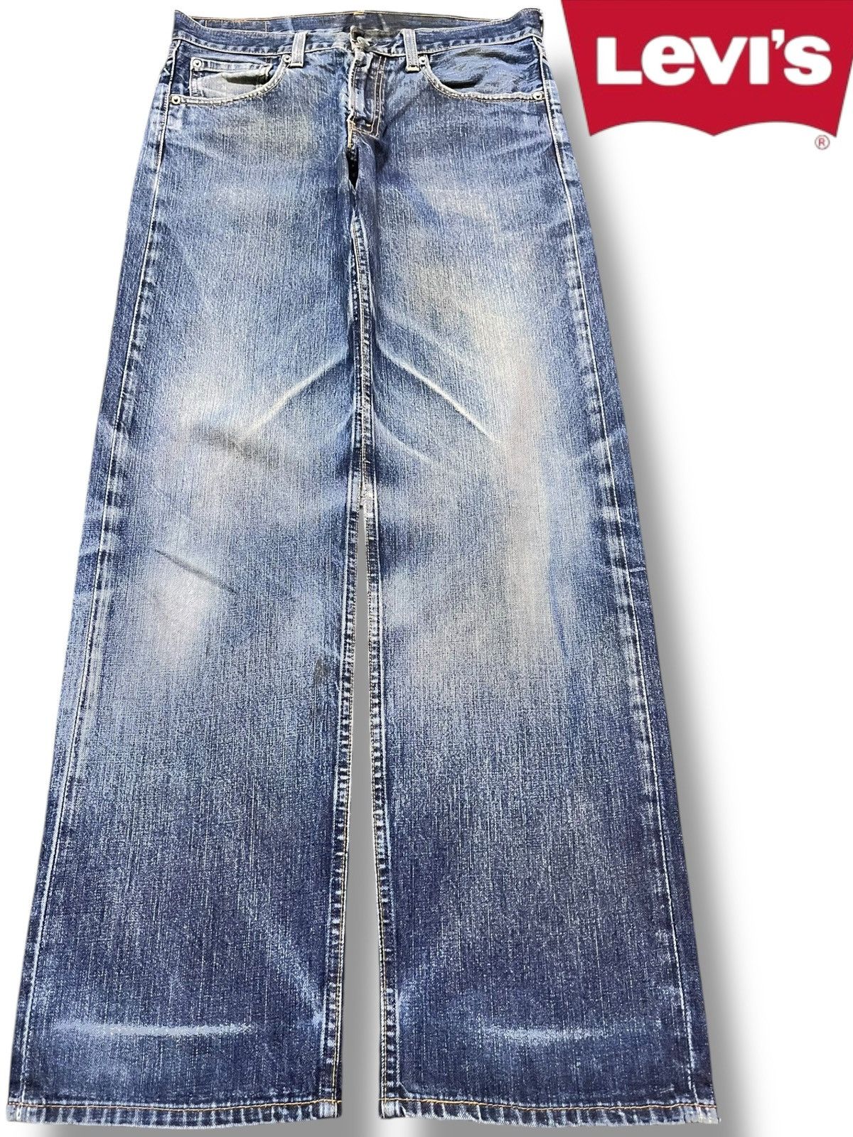 Levi's Vintage Levi’s 503 Faded Grunge Whiskers Denim Size US 33 - 1 Thumbnail