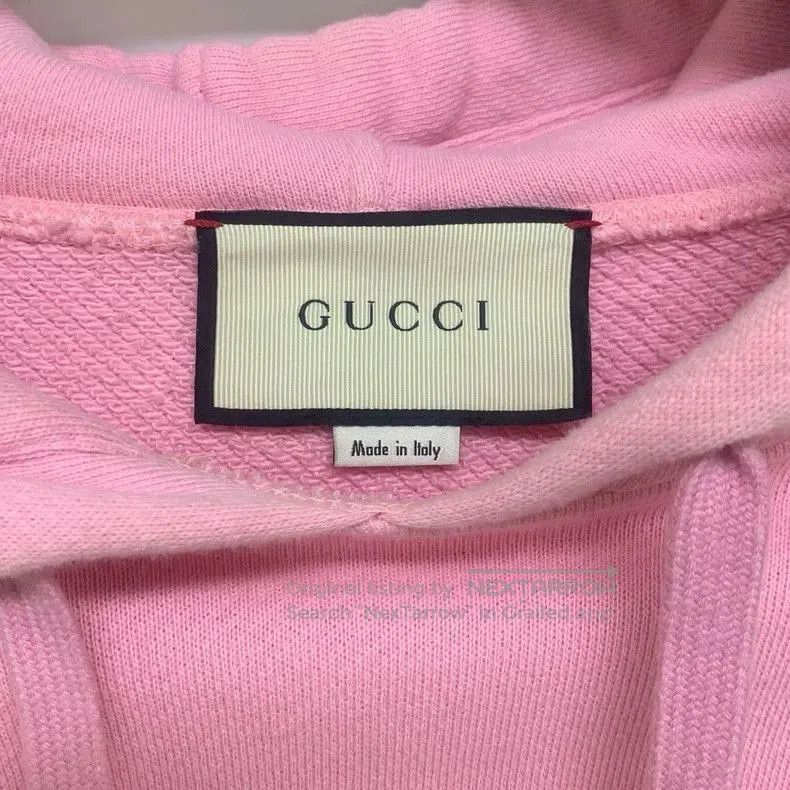 Gucci Gucci Pink Logo Embroidered Hoodie . Size US S / EU 44-46 / 1 - 3 Thumbnail