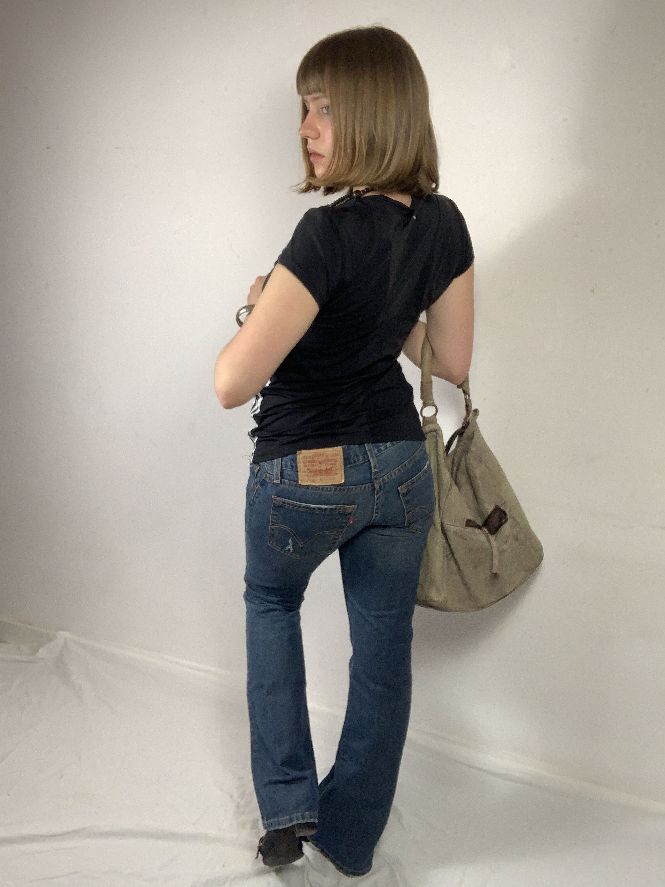 Levi's jeans but cut indie sleaz Size 26" / US 2 / IT 38 - 2 Thumbnail