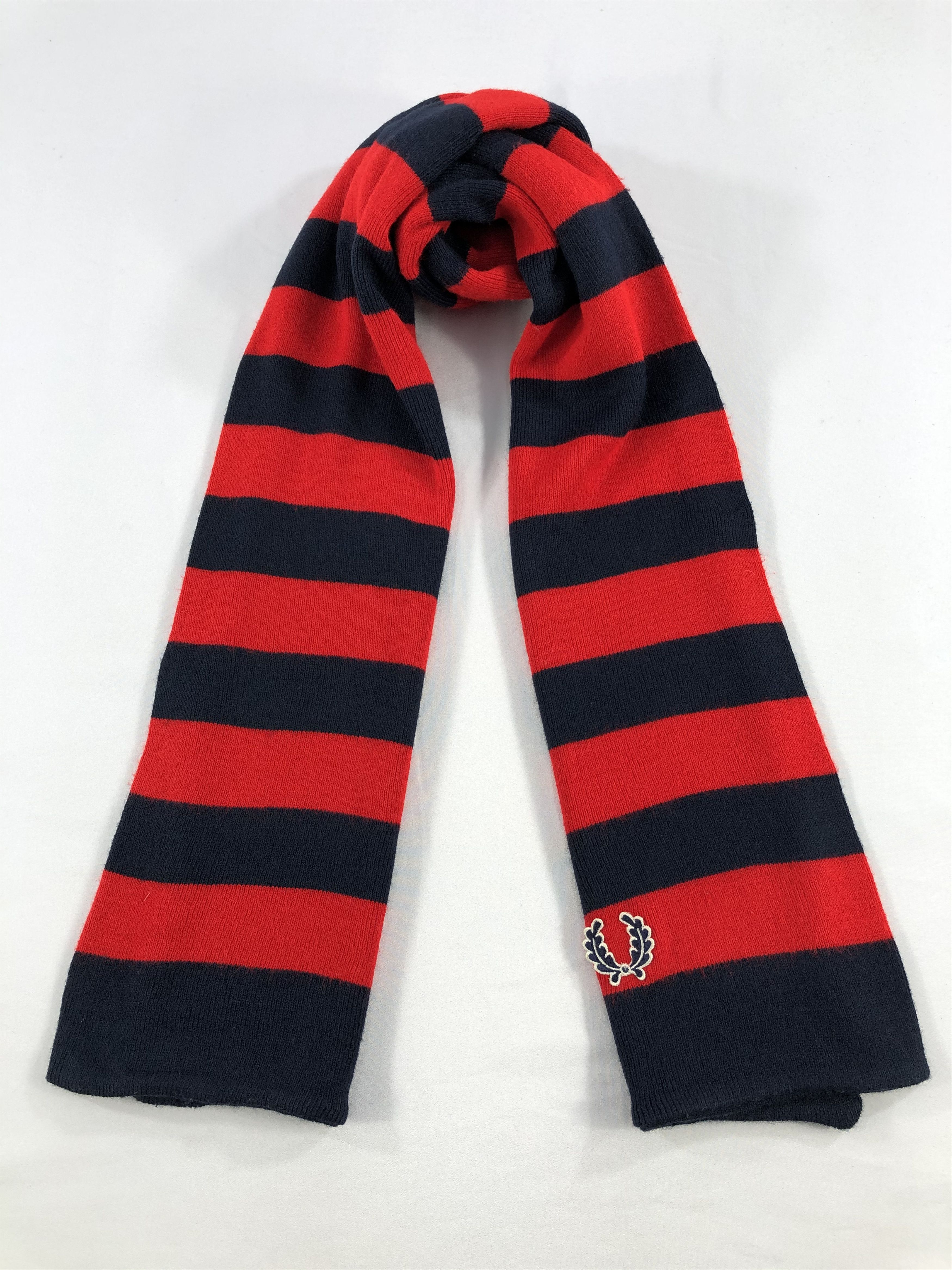 Fred Perry Vintage Fred Perry Scarf/Muffler/Neckwear MF1825 Size ONE SIZE - 1 Thumbnail