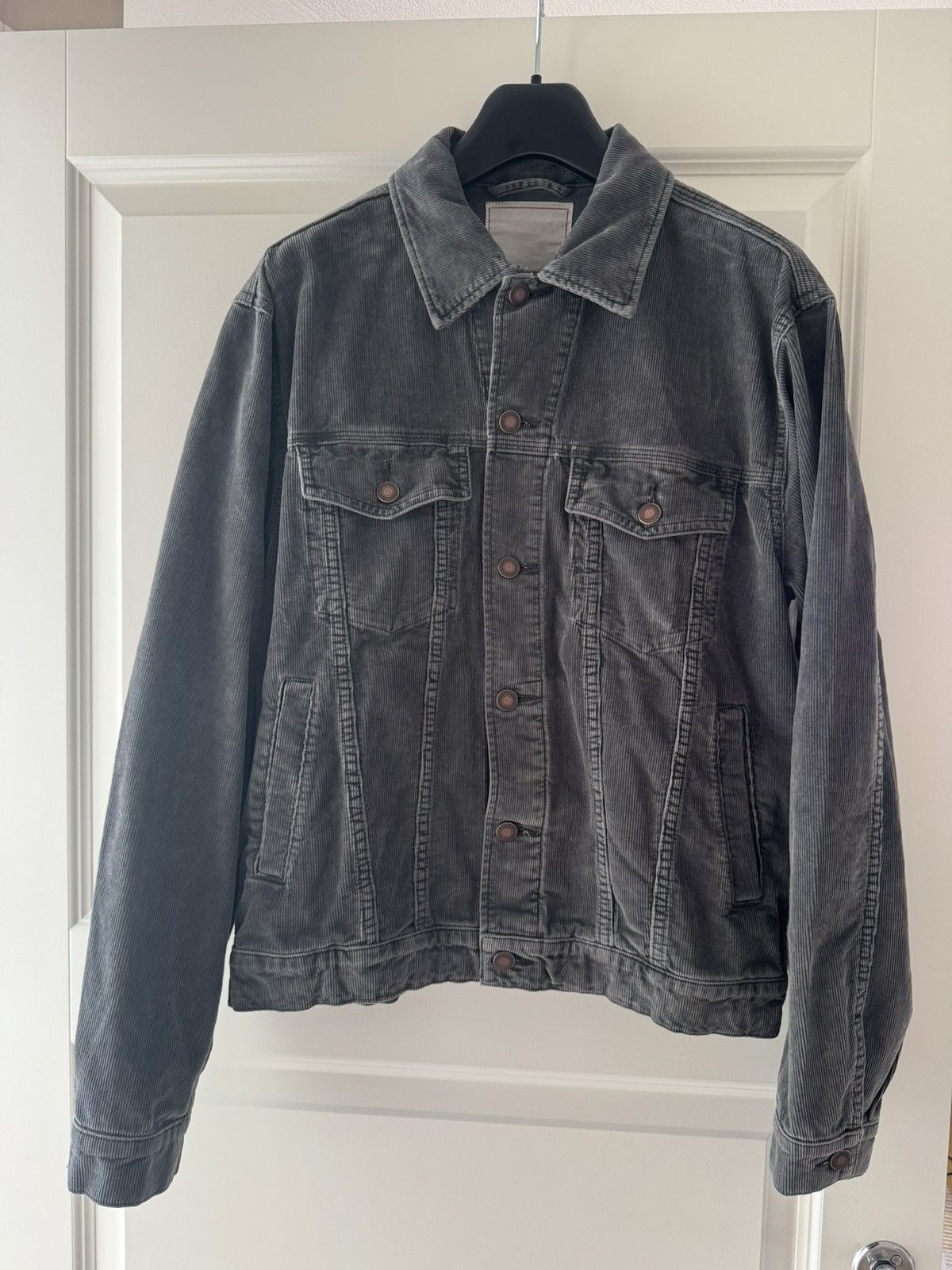 JEANERICA JOE DENIM JACKET IN GREY CORDUROY Size US S / EU 44-46 / 1 - 3 Thumbnail