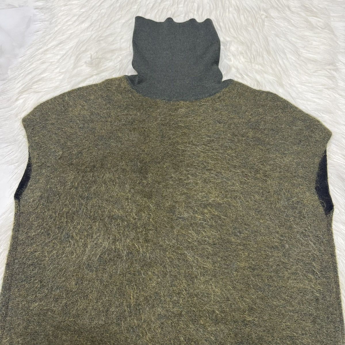 Louis Vuitton Authentic Louis Vuitton Leather Mohair Blend Knit Dress XS Size XS / US 0-2 / IT 36-38 - 9 Thumbnail