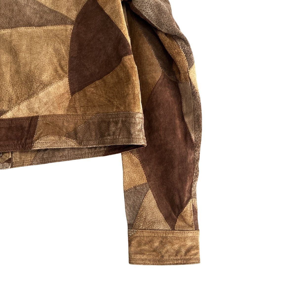 Vintage newport news Leather Patchwork Jacket Size US S / EU 44-46 / 1 - 11 Thumbnail