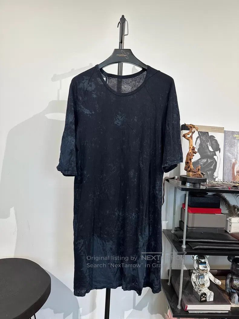 Boris Bidjan Saberi Boris Bidjan Saberi Dyeed distressed short-sleeved T-shirt Size US L / EU 52-54 / 3 - 2 Thumbnail
