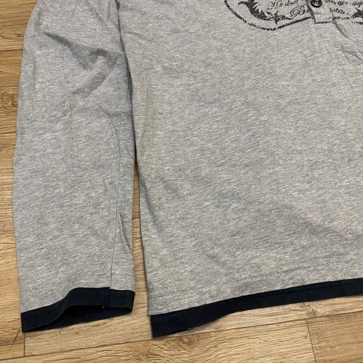 PPFM 2000s PPFM V Neck Double Layer Half Button LS T-Shirt Size US L / EU 52-54 / 3 - 4 Thumbnail