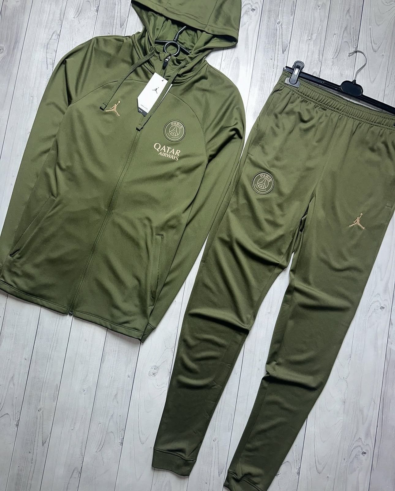 Nike Vintage PSG Jordan track suit size : S,M khaki rare Size US S / EU 44-46 / 1 - 2 Thumbnail
