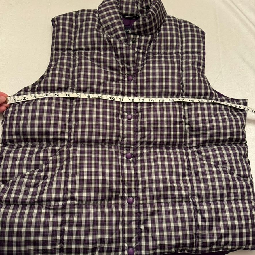 Lands' End Lands End Down Puffer Vest Snap Front Women Sz XL/XXL Size XL / US 12-14 / IT 48-50 - 6 Thumbnail