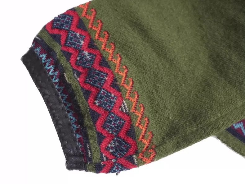 Kenzo KENZO 80's leather patchwork knit vintage Size M / US 6-8 / IT 42-44 - 8 Thumbnail