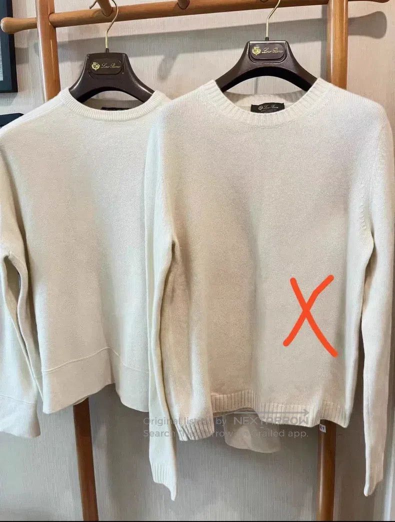 Loro Piana Loro Piana White Baby Cashmere Sweater Size S / US 4 / IT 40 - 1 Thumbnail