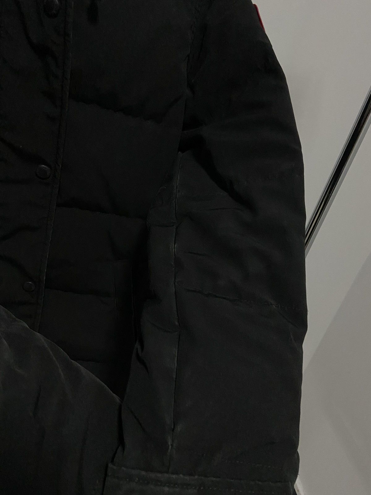 Canada Goose × Vintage Canada Goose shelburne Parka Jacket Vintage Hooded fur Size XS / US 0-2 / IT 36-38 - 14 Thumbnail