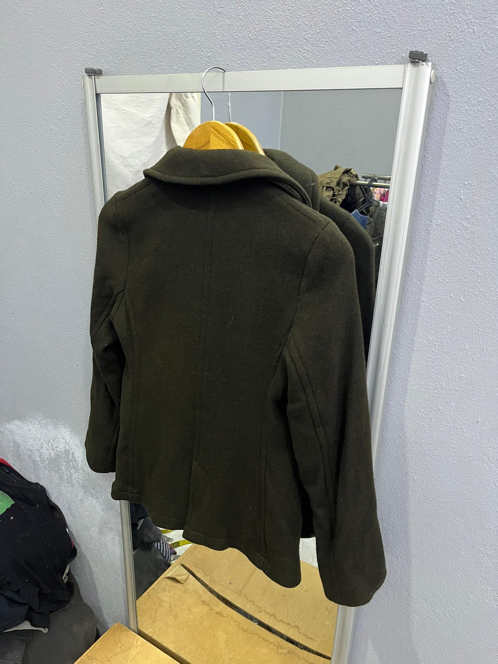 Uniqlo Uniqlo x Inès de la Fressange Wool Peacoat Olive S Size S / US 4 / IT 40 - 8 Thumbnail