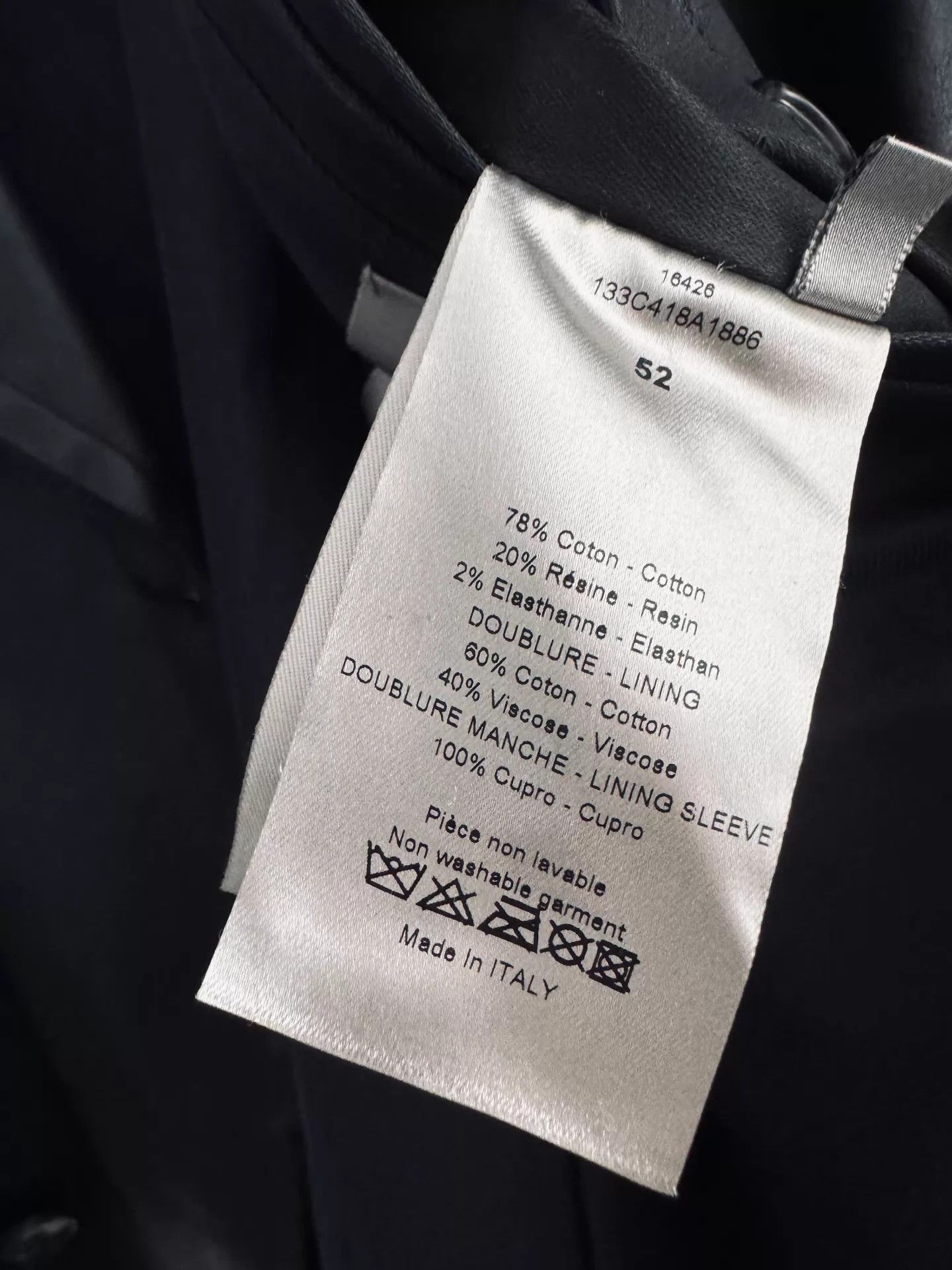 Dior Rare Dior Homme 10SS Waxed Leather DB Jacket Hedi Era Size 52 Size US L / EU 52-54 / 3 - 7 Thumbnail