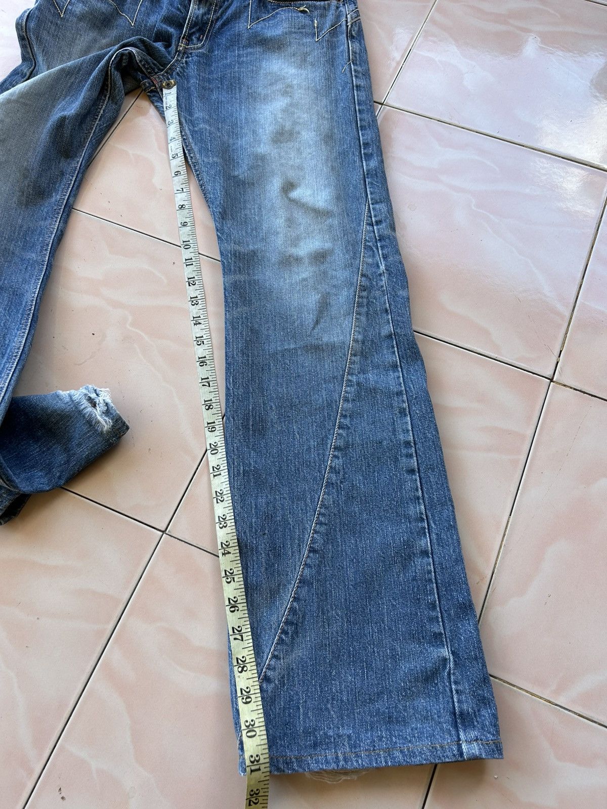 Edwin Edwin Buckle Back Boot Cut Flare Jean Size US 34 / EU 50 - 8 Thumbnail