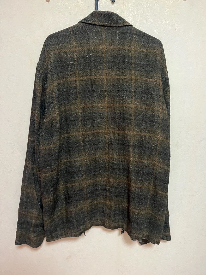 Our Legacy our legacy Yellow and green plaid shirt 2505-Nextarrow Size US M / EU 48-50 / 2 - 2 Thumbnail