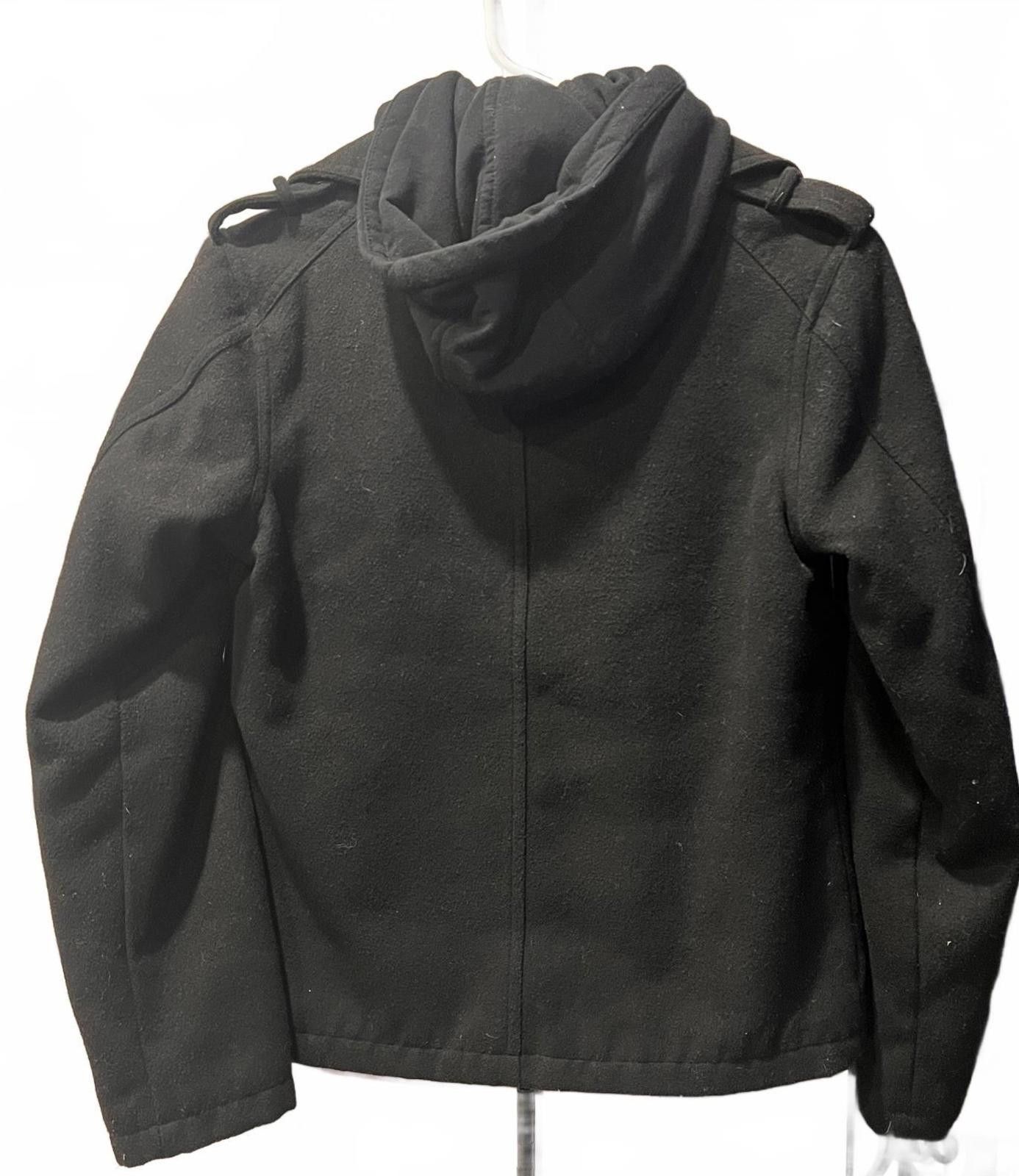 Class Club Class/Club Women's Black Jacket with Hood Size 10/12 Size M / US 6-8 / IT 42-44 - 2 Thumbnail