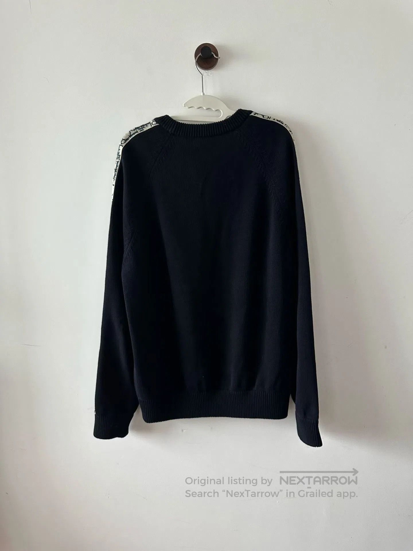 Dior Dior Navy Blue Dragon Arm Side Monogram Sweater| Size US L / EU 52-54 / 3 - 2 Thumbnail