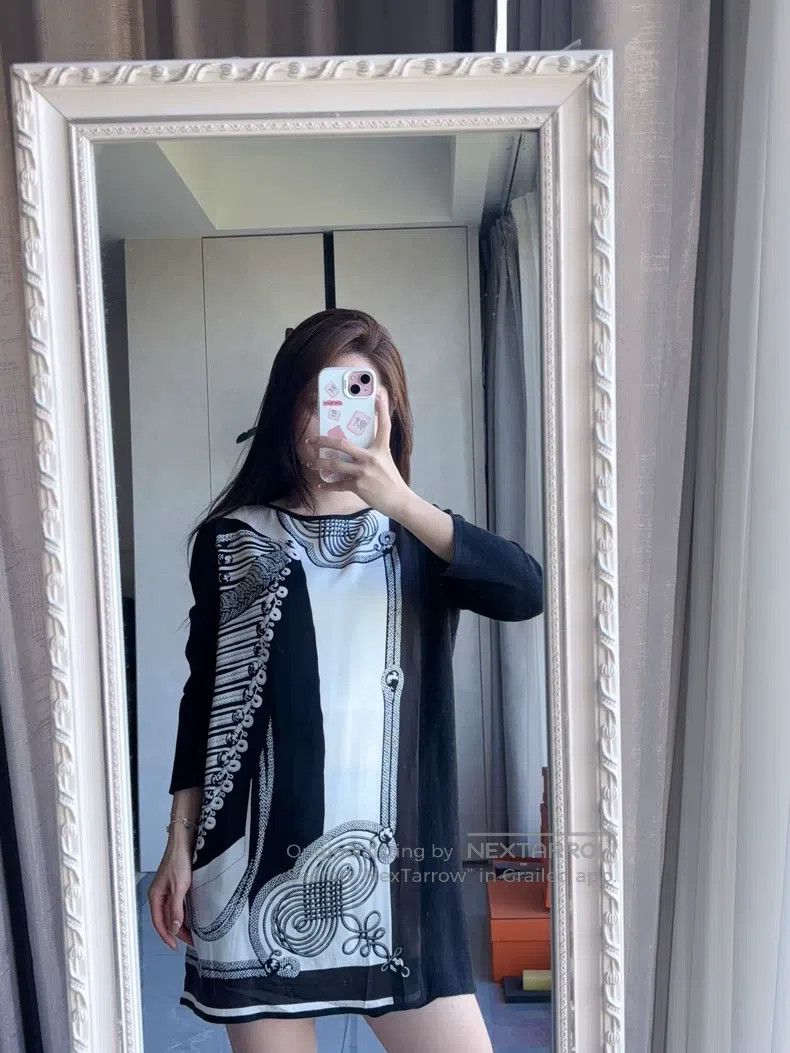 Hermes Hermes Dress Size XXS / US 00 / IT 34 - 4 Thumbnail