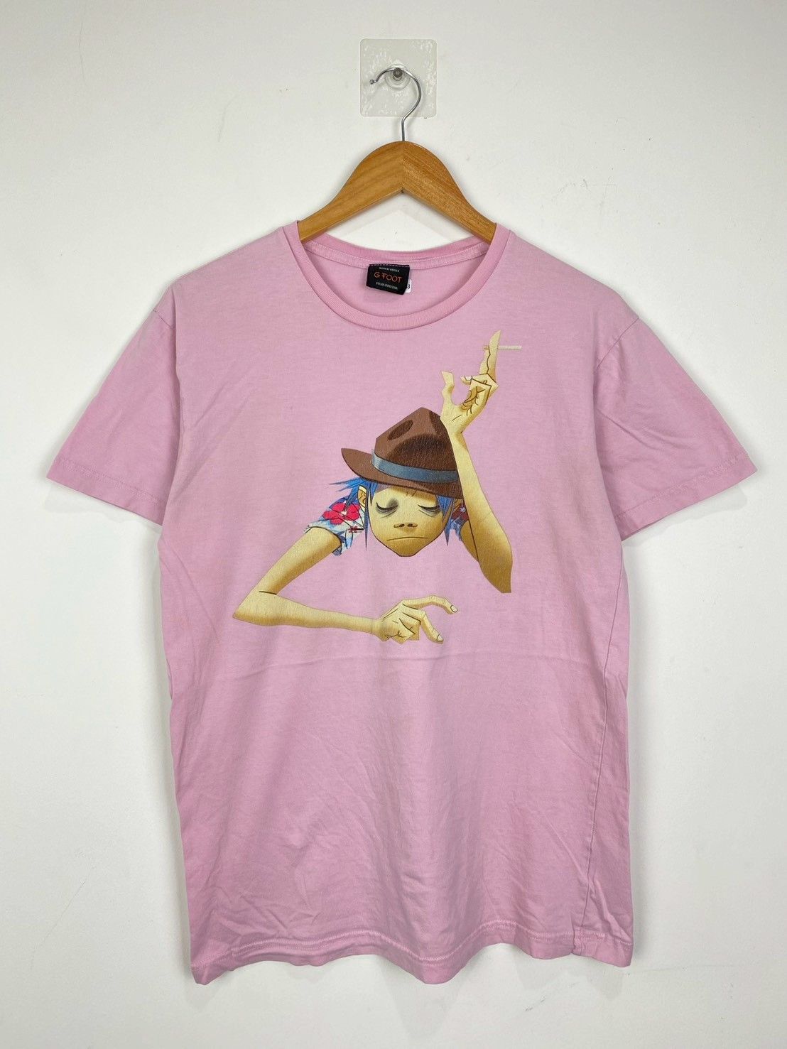 Vintage Gorillaz 2D Slump Pink T-Shirts DO1533 Size US M / EU 48-50 / 2 - 2 Thumbnail