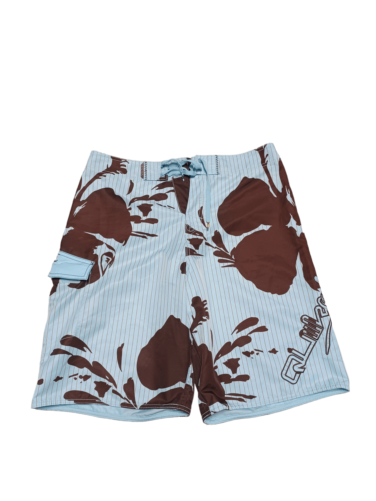Quiksilver QUIKSILVER BIGLOGO EMBROIDERED SURF STYLE SWIM NYLON SHORTS Size US 32 / EU 48 - 1 Thumbnail