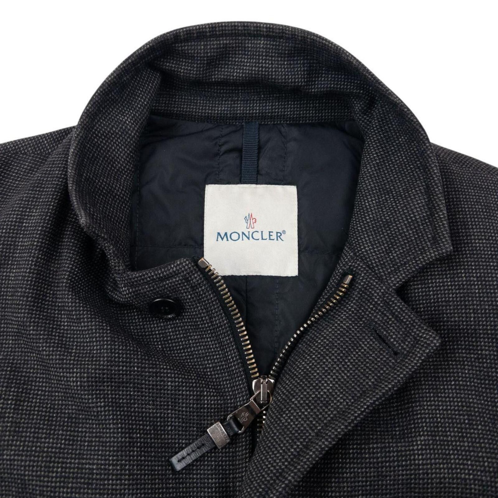 Moncler Vintage 2000s Moncler Padded Zip Up Jacket Size L Size US L / EU 52-54 / 3 - 3 Thumbnail