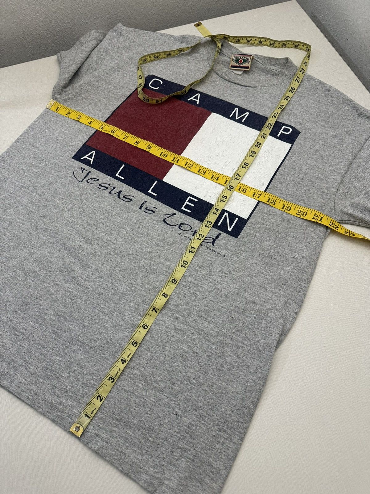 Tommy Hilfiger Vintage 1998 Brazos Sportswear Camp Allen Jesus Is Lord Sz L Size US L / EU 52-54 / 3 - 7 Thumbnail
