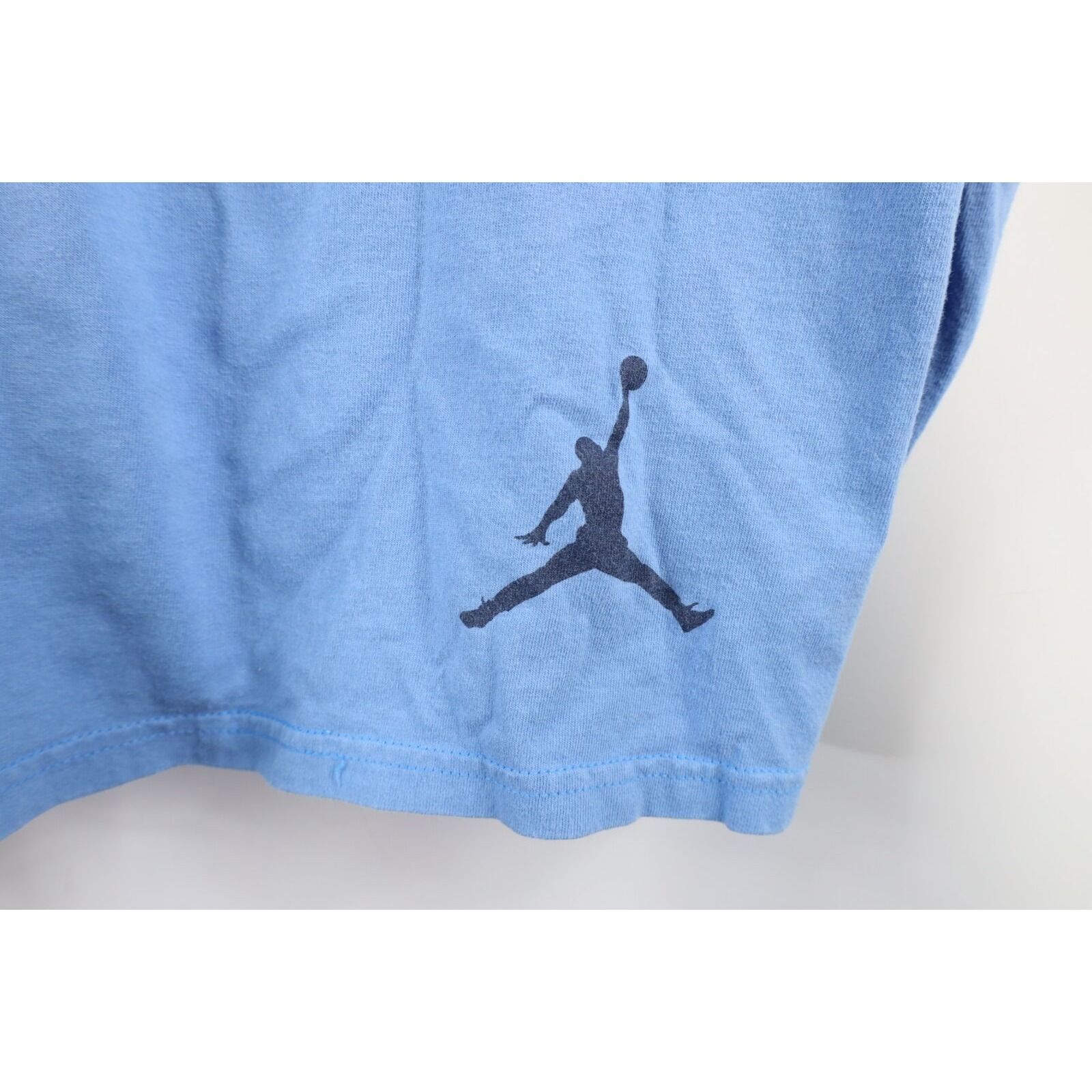 Nike Vintage Nike Air Jordan Faded Striped Center Logo T-Shirt Size US XL / EU 56 / 4 - 8 Thumbnail
