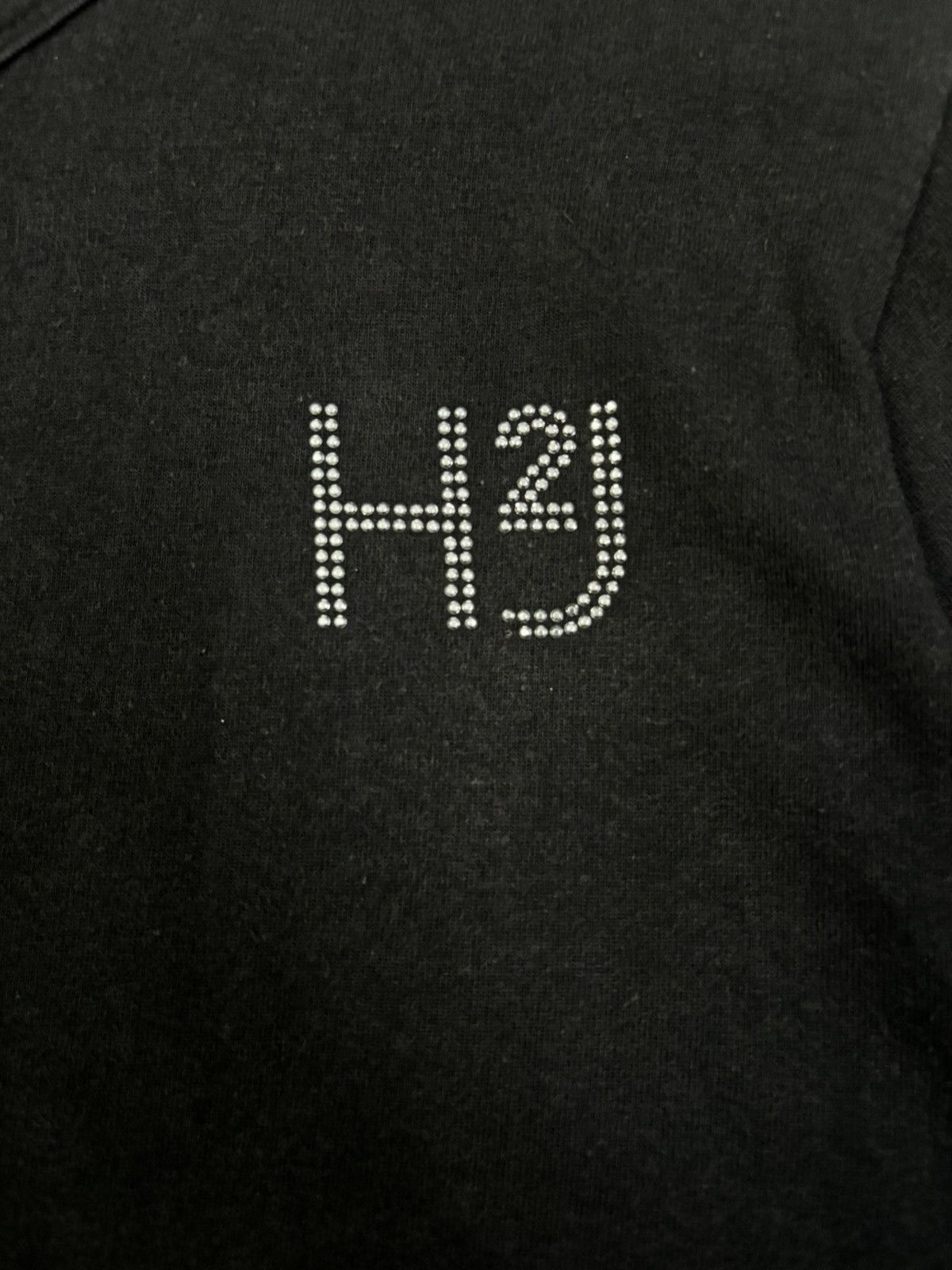 HYDROGEN Vintage Hydrogen H2J SunFaded Skull Swarovski Punk T-shirt Size US S / EU 44-46 / 1 - 5 Thumbnail