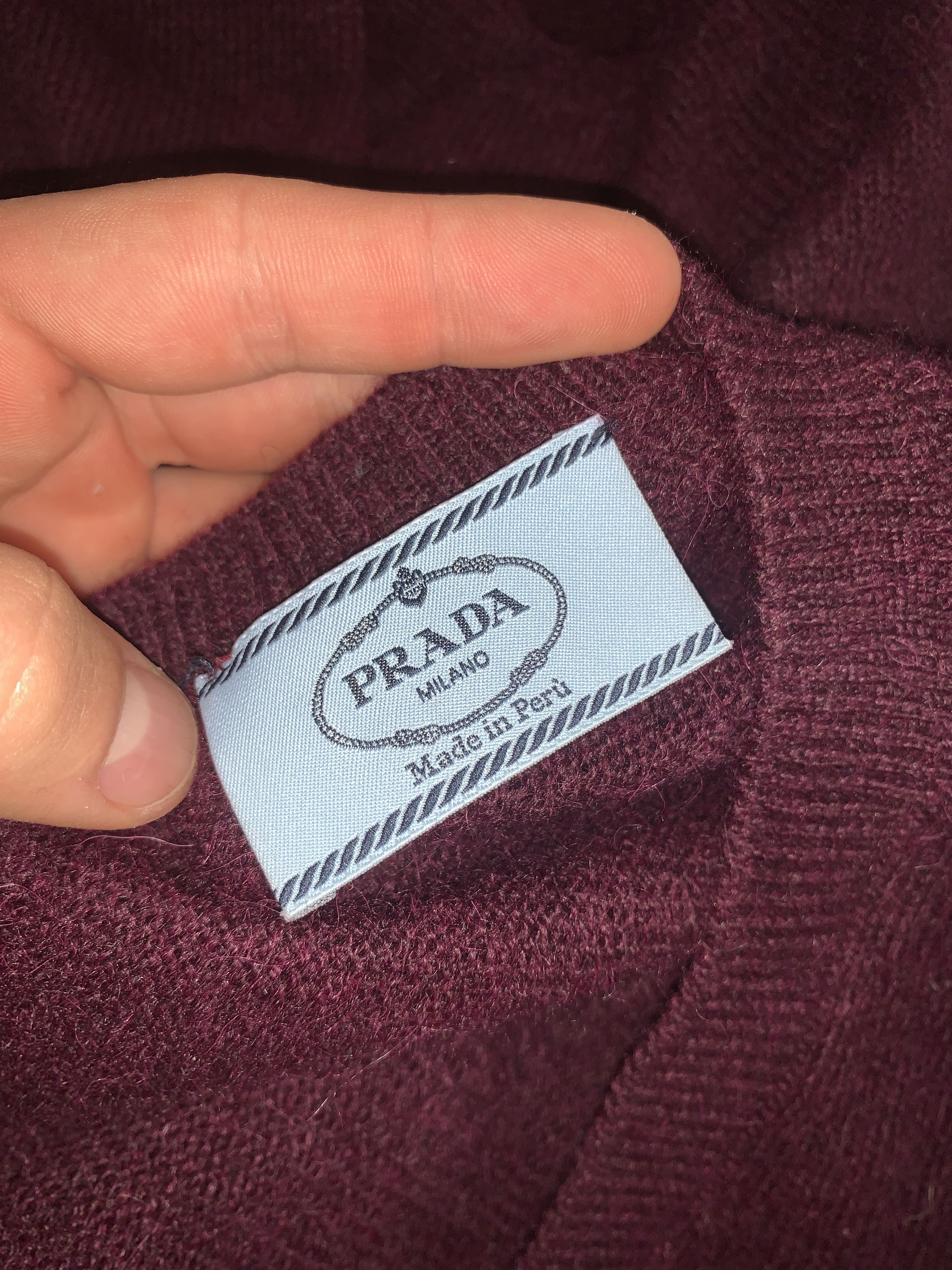 Prada Prada Milano Alpaca V-Neck Pullover Jumper Size 52 50 L Size US M / EU 48-50 / 2 - 15 Thumbnail