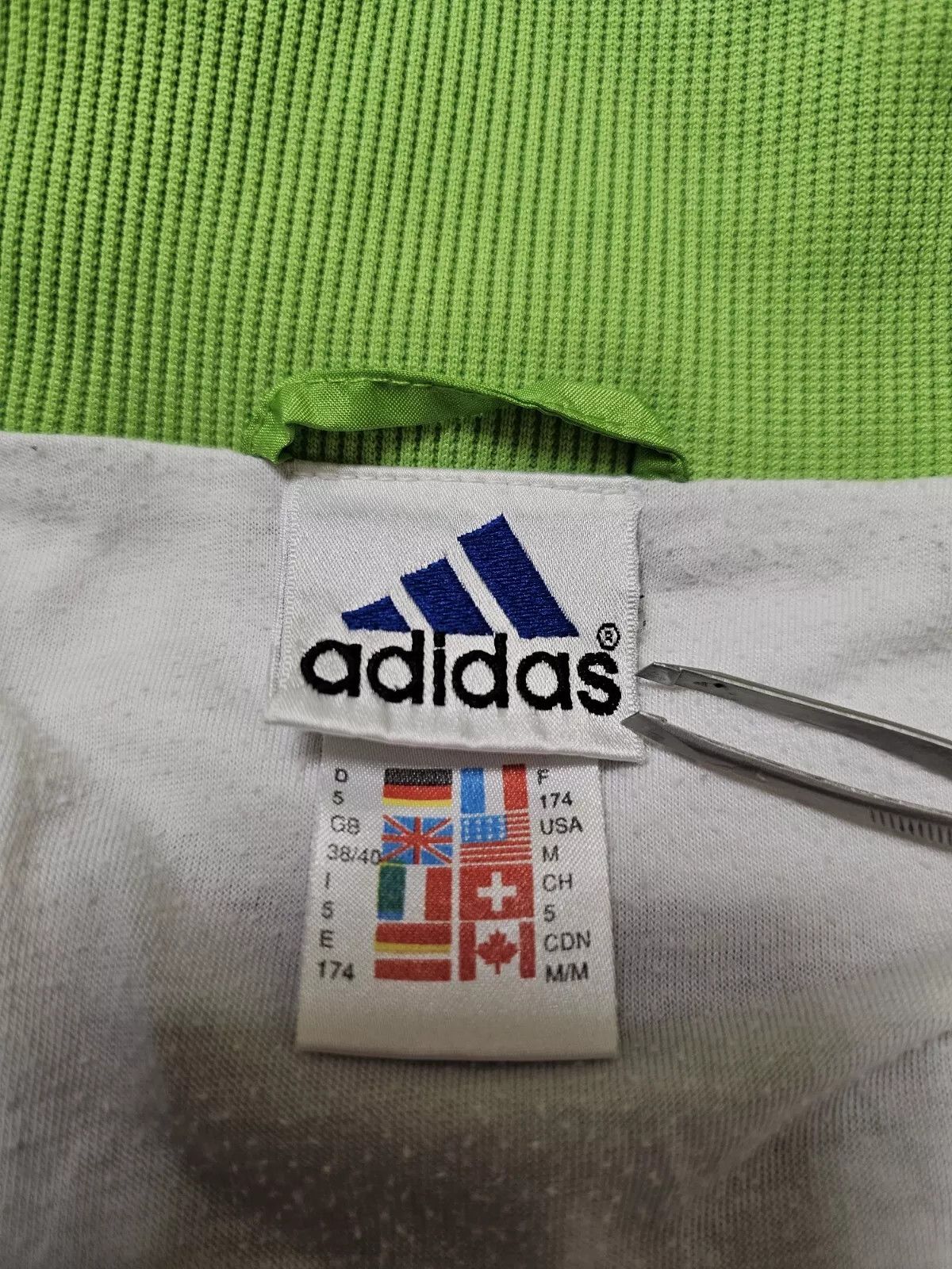 Adidas × Vintage ADIDAS VINTAGE NEYLON JACKET Y2K 00s SOCCER TRAINING JACKET Size US M / EU 48-50 / 2 - 7 Thumbnail