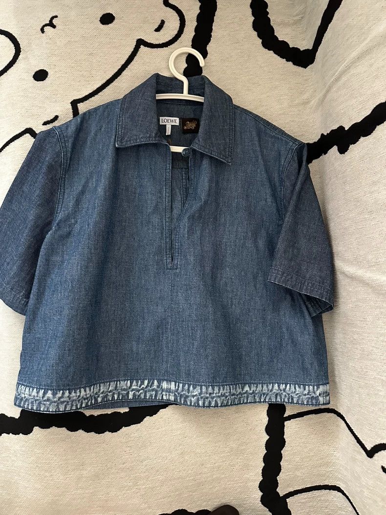 Loewe loewe Embossed denim top 2503-Nextarrow Size US M / EU 48-50 / 2 - 2 Thumbnail