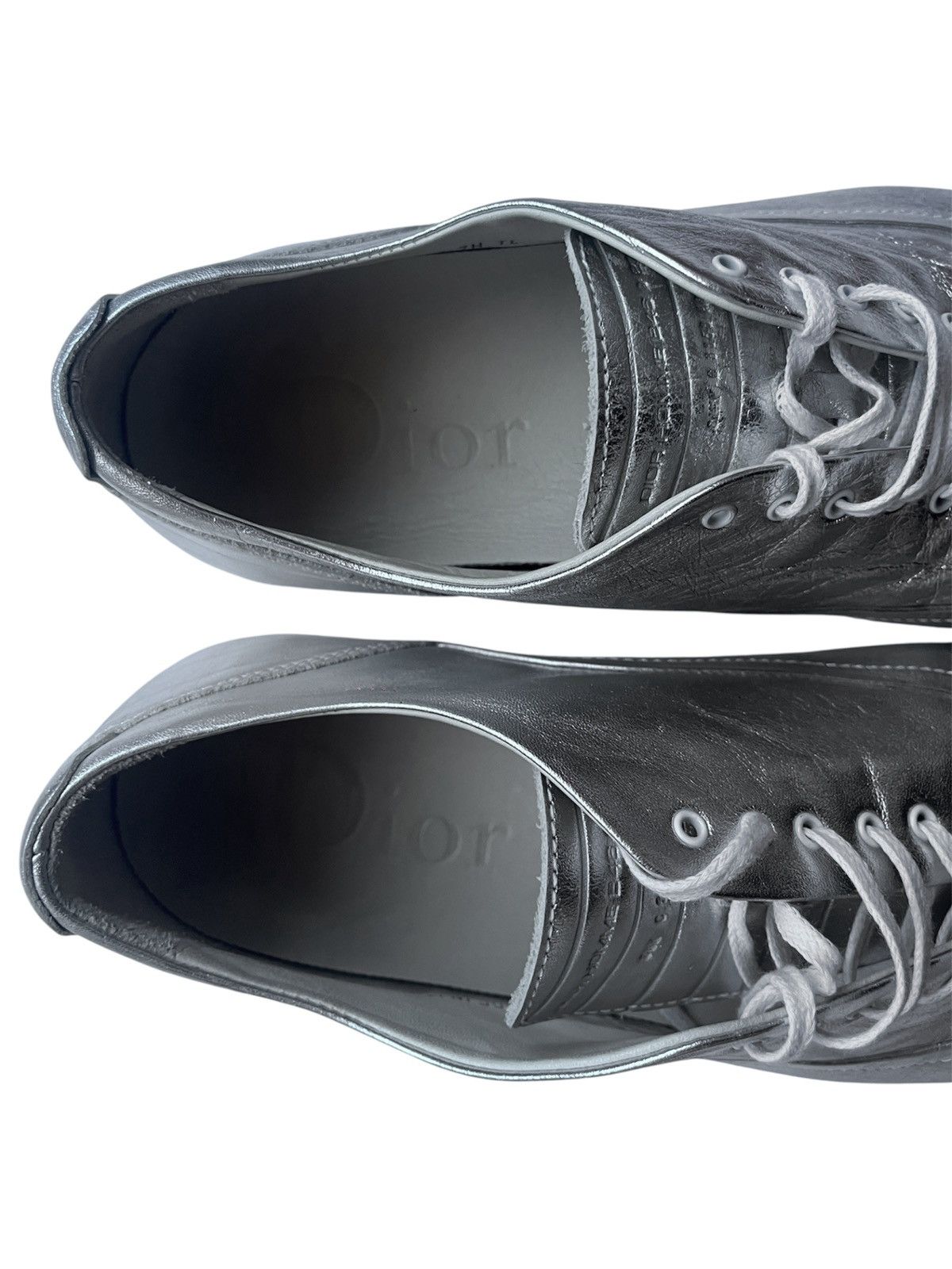 Dior Dior Homme AW07 Navigate silver ballet sneakers Hedi Slimane Size US 8 / EU 41 - 4 Thumbnail
