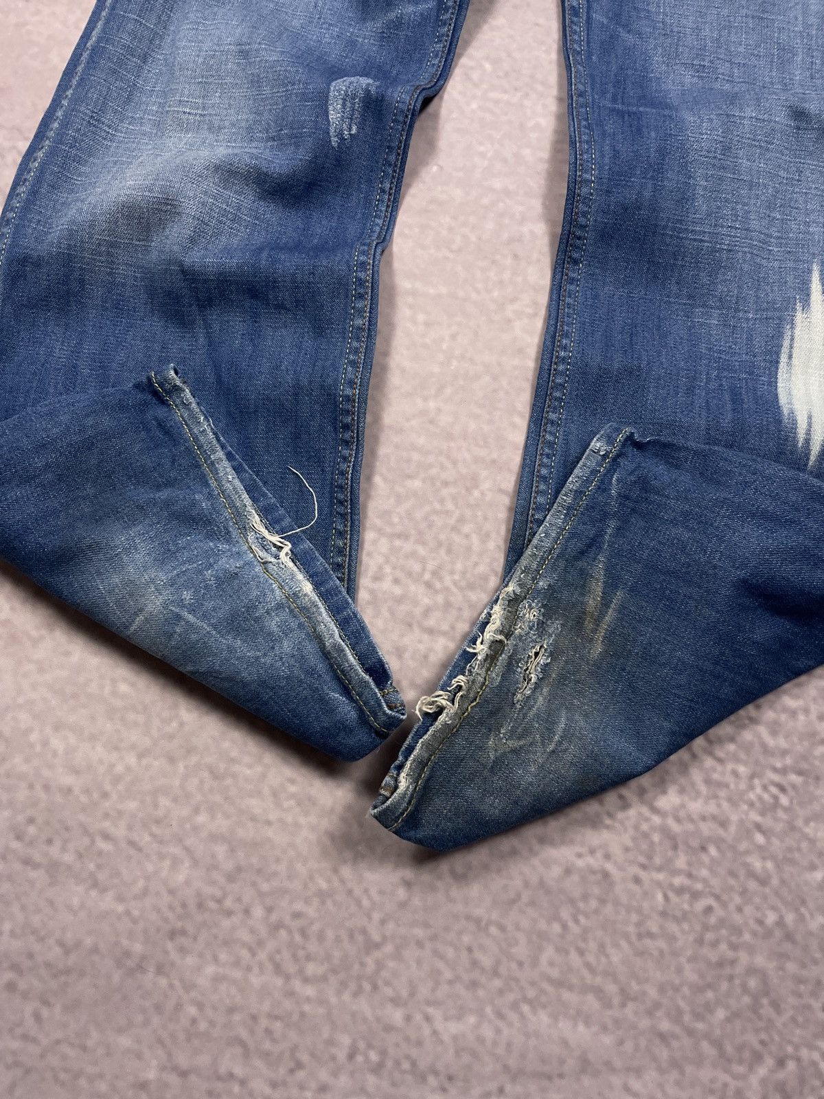 Japanese Brand Vintage Y2K LGB IfSixWasNine Style Diesel Denim Jeans Size US 33 - 5 Thumbnail