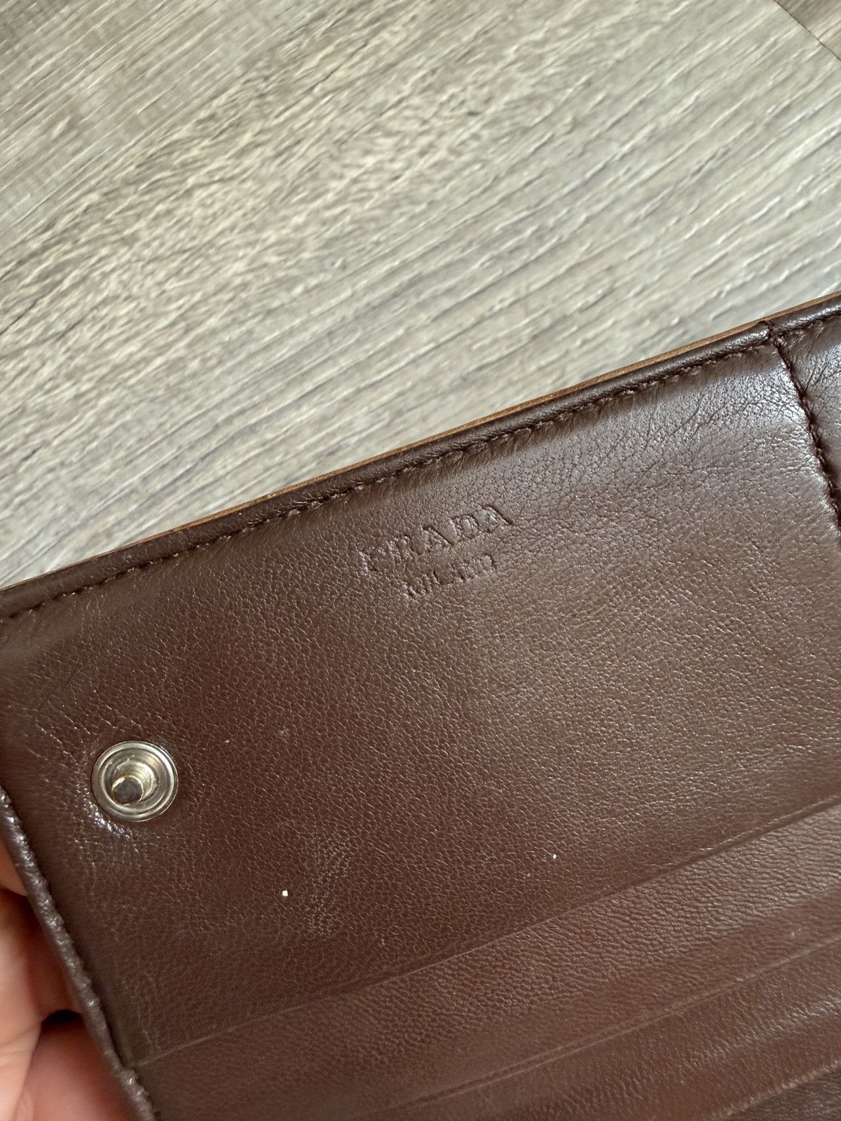 Prada Vintage Prada Crocodile Wallet Size ONE SIZE - 4 Thumbnail