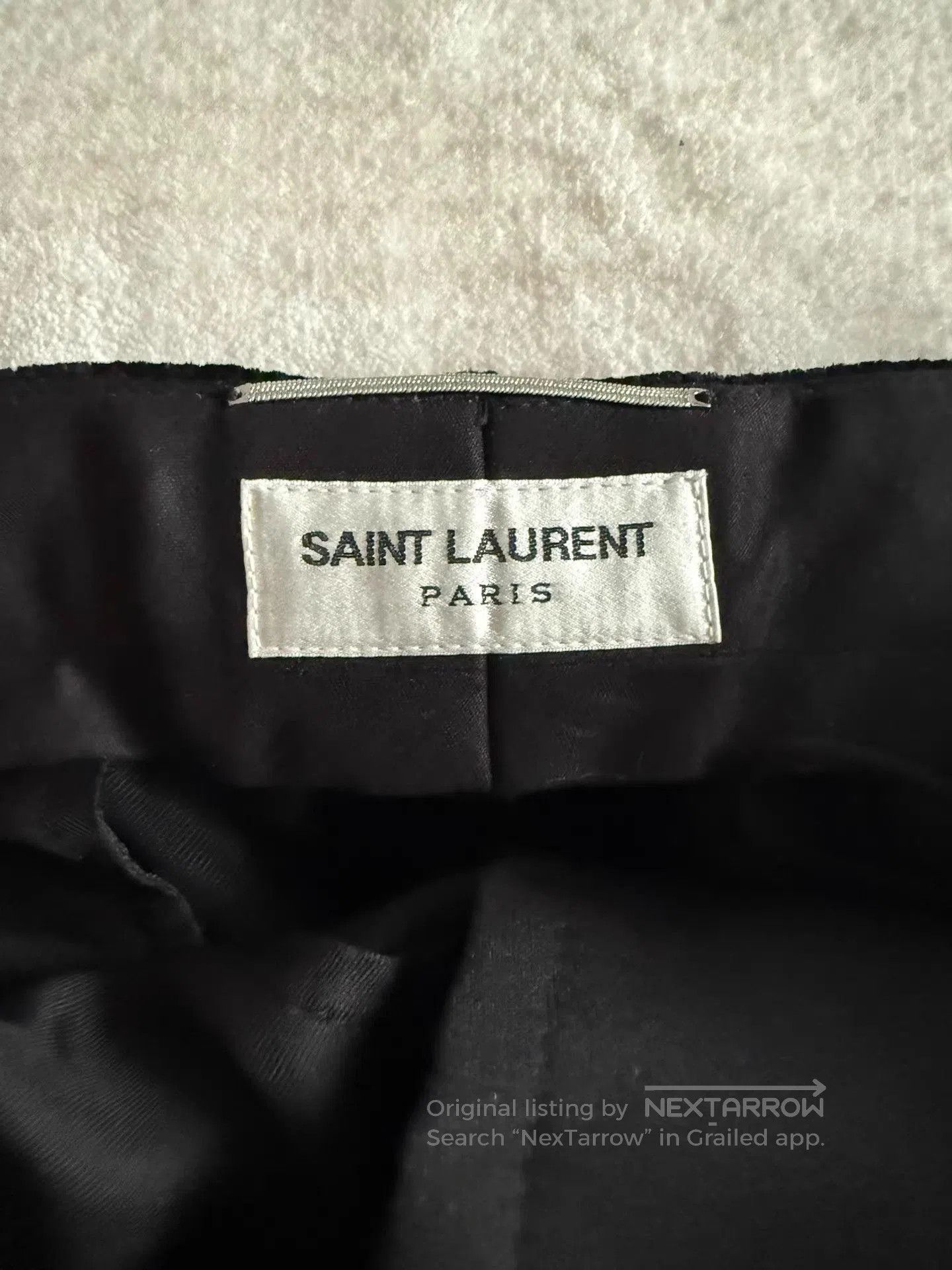 Saint Laurent Paris Black Straight-Leg Casual Pants Size 34. Size US 34 / EU 50 - 7 Thumbnail